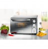 Rommelsbacher BGS 1400 toaster oven 22 L Black, Silver Grill