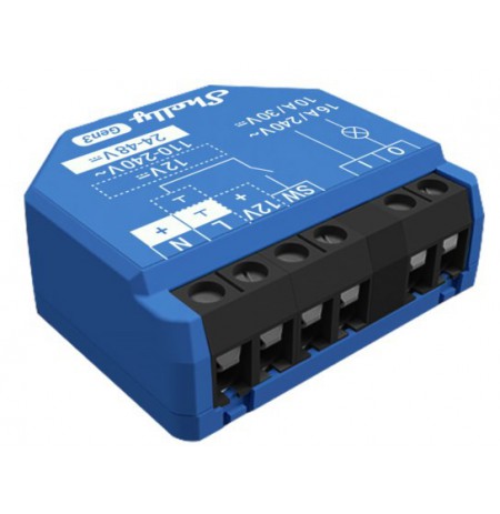 Shelly 1 Gen3 Smart switch 1P Blue