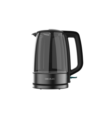Cecotec Kettle | ThermoSense 340 Clear | Electric | 2200 W | 1.7 L | Glass | 360° rotational base | Clear