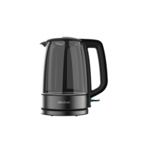 Cecotec Kettle | ThermoSense 340 Clear | Electric | 2200 W | 1.7 L | Glass | 360° rotational base | Clear
