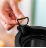 Cecotec Kettle | ThermoSense 400 | Electric | 3000 W | 1.7 L | Stainless steel/BPA | 360° rotational base | Black Woody