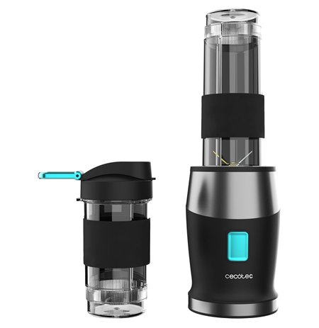 Cecotec Blender | Power Titanium 900 ProGo | Tabletop | 900 W | Jar capacity 2x0.57 L | Ice crushing | Black