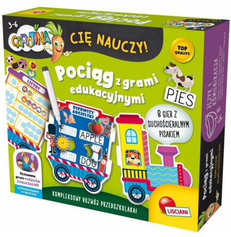 PROMO Carotina will teach you! Educational Games Train 102860 LISCIANI