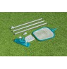 Bestway AquaClear Pool Maintenance Kit with Vacuum and Skimmer