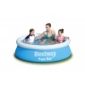 Bestway 57392 above ground pool Inflatable pool Round 940 L Blue