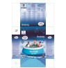 Bestway 57392 above ground pool Inflatable pool Round 940 L Blue