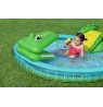 Bestway Crocodile Cove Kids Inflatable Water Play Center and Pool 2.24 m x 1.81 m x 72 cm