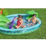 Bestway Crocodile Cove Kids Inflatable Water Play Center and Pool 2.24 m x 1.81 m x 72 cm