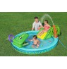 Bestway Crocodile Cove Kids Inflatable Water Play Center and Pool 2.24 m x 1.81 m x 72 cm