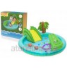 Bestway Crocodile Cove Kids Inflatable Water Play Center and Pool 2.24 m x 1.81 m x 72 cm