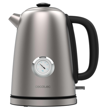 Cecotec Kettle | Thermosense 620 Vintage | Electric | 2200 W | 1.7 L | Stainless steel | 360° rotational base | Stainless steel