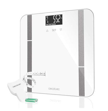 Cecotec Smart Bathroom Scale | Surface Precision 9400 Full Healthy | Maximum weight (capacity) 180 kg | Accuracy 100 g | White