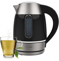 Cecotec Kettle | Thermosense 400 VisionLight | Electric | 2200 W | 1.7 L | Stainless steel | 360° rotational base | Black