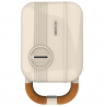 Cecotec Sandwich Maker | Rock'nToast Retro One Beige | 700 W | Number of plates 3 | Beige