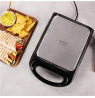 Cecotec Sandwich Maker | Rock'nToast Family 3in1 | 1500 W | Number of plates 3 | Black