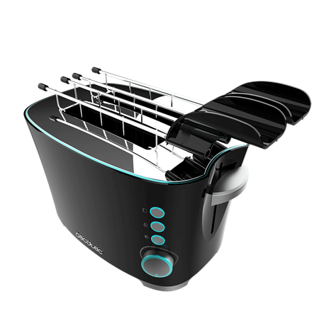 Cecotec Toaster | Toast&Taste Double B | Power 650 W | Number of slots 2 | Housing material Stainless steel