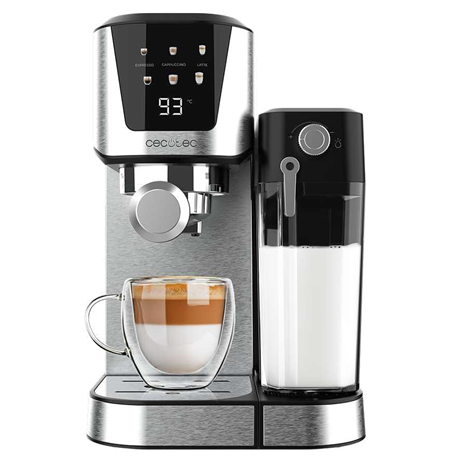 Cecotec Coffee Maker | Power Espresso 20 Cream | Pump pressure 20 bar | Built-in milk frother | Semi-automatic | 1350 W