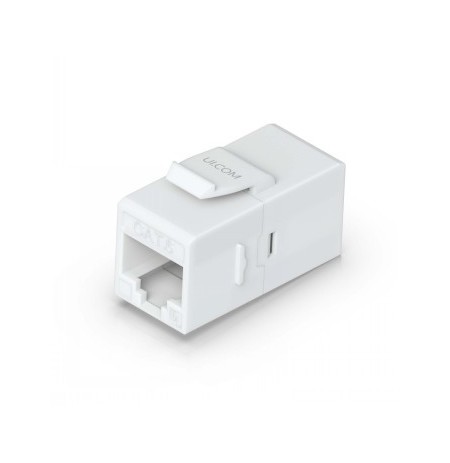 UBIQUITI CAT6 KEYSTONE COUPLER, 12-PACK. PASS-THROUGH CAT6 KEYSTONE COUPLER FOR CONNECTING PRE-TERMINATED ETHERNET CABLES
