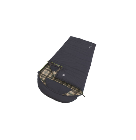 Outwell  Camper Lux  "L" Sleeping Bag  235 x 90 cm 2 way open - auto lock, L-shape Deep Blue