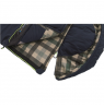 Outwell  Camper Lux  "L" Sleeping Bag  235 x 90 cm 2 way open - auto lock, L-shape Deep Blue