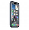 Apple iPhone 15 Pro Silicone Case with MagSafe - Storm Blue