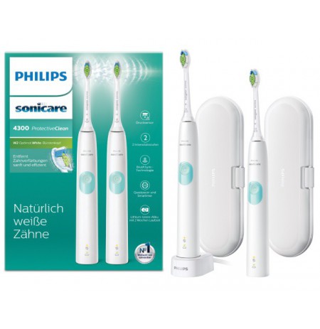 Philips Sonicare ProtectiveClean 4300 Series HX6807/35 Elektrinis dantų šepetėlis, Balta