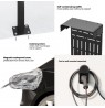 Outdoor stand for EV and PHEV car chargers Maclean, steel, 15kg max, MCE456