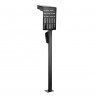 Outdoor stand for EV and PHEV car chargers Maclean, steel, 15kg max, MCE456