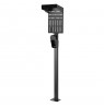 Outdoor stand for EV and PHEV car chargers Maclean, steel, 15kg max, MCE456