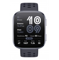 Amazfit Bip 6 Black 5 cm (1.97") AMOLED Digital 390 x 450 pixels Touchscreen GPS (satellite)