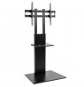Maclean MC-865 Professional Modern TV Floor Stand with a Shelf for 37" - 70" Screens, max load 40kg, max VESA 600x400, Adjustabl