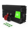 Green Cell INV25 power adapter/inverter Auto 1500 W Black