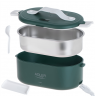 Adler | Electric lunch box with thermal bag | AD 4522 | 0.8 L | Plastic/Stainless steel | Green | Lid included