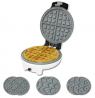 Cecotec Waffle Maker | Fun Gofrestone 3in1 | 700 W | Number of pastry 3 | Waffle/Muffin/Donut | White