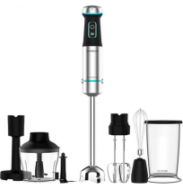 Cecotec | Hand Blender | Power TitanBlack 1200 XL PerfectCream&Crush | Hand Blender | 1200 W | Stainless steel/Black
