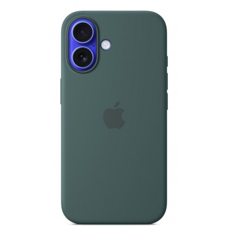 Apple iPhone 16 Silicone Case with MagSafe - Lake Green
