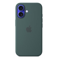 Apple iPhone 16 Silicone Case with MagSafe - Lake Green