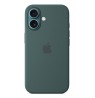 Apple iPhone 16 Silicone Case with MagSafe - Lake Green
