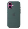 Apple iPhone 16 Silicone Case with MagSafe - Lake Green
