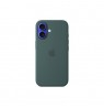 Apple iPhone 16 Silicone Case with MagSafe - Lake Green