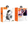 Hoco W110 Resource Gaming Headset Wired USB+ Jack 3.5 In-Ear White