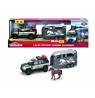 Majorette Grand Land Rover Off-Road Jockey Set with Trailer and Horse 25cm