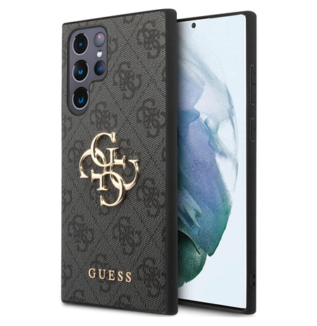 GUESS | GUHCS24L4GMGGR | Back Cover | Samsung | Galaxy S24 Ultra | TPU/PC | Black
