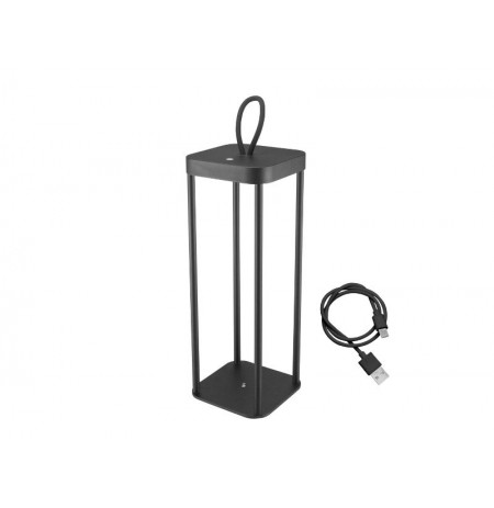 Beper P207ILI100 Rechargeable Lantern Black