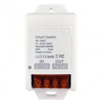 TUYA išmanusis 1 kanalo jungiklis, Wi-Fi, 30A, AC 100-240V, 6600W