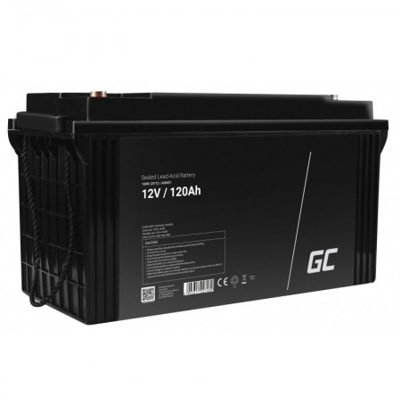 Green Cell AGM31 vehicle battery Sealed Lead Acid (VRLA) 120 Ah 12 V Marine / Leisure