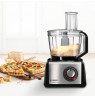 Bosch MC812M844 food processor 1250 W 3.9 L Black, Stainless steel