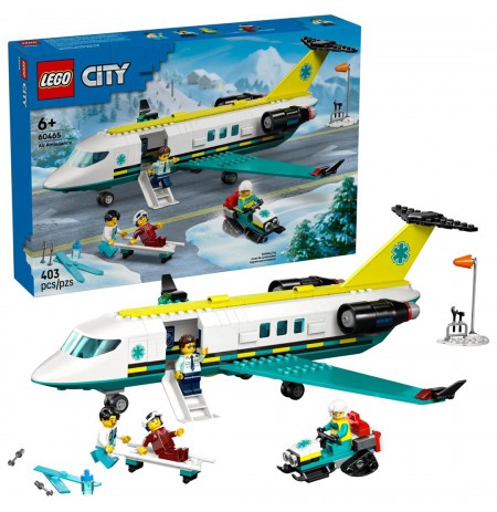 LEGO CITY 60465 Emergency Air Ambulance Airplane