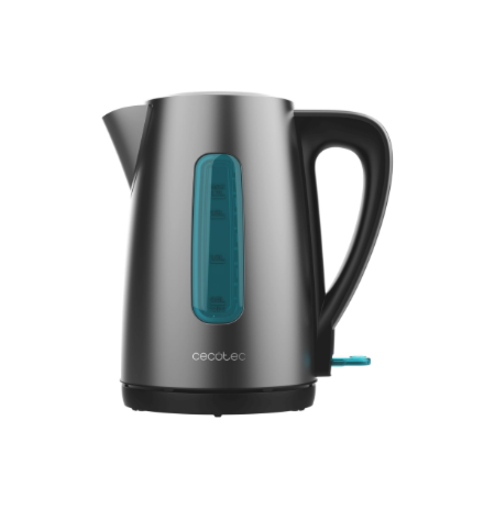 Cecotec Kettle | Thermosense 210 Steel | Electric | 2200 W | 1.7 L | Stainless steel | 360° rotational base | Black
