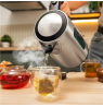 Cecotec Kettle | Thermosense 210 Steel | Electric | 2200 W | 1.7 L | Stainless steel | 360° rotational base | Black